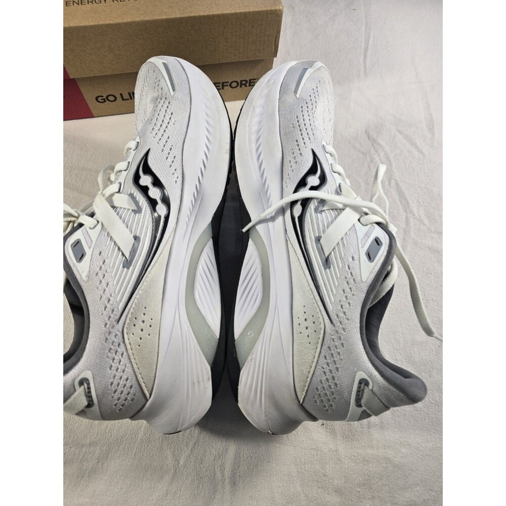 Saucony Guide 16 Mens Running Shoes White Silver S20810-11 Size 9 - Picture 11 of 16